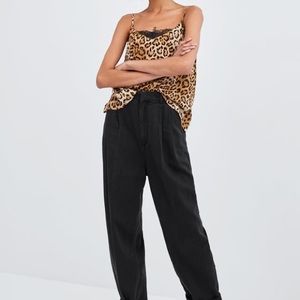 Cheetah silk cami